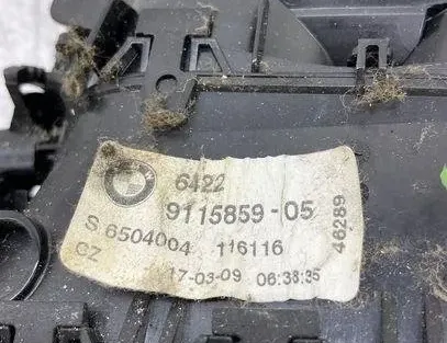 BMW 7 Series F01/F02 (2008-2015) Center console air vents 9115859 20634249