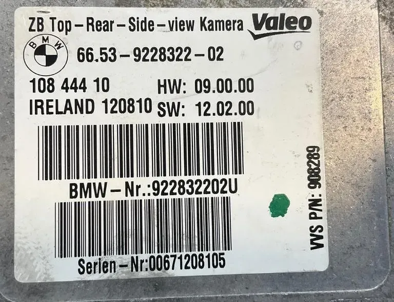 BMW 5 Series F10/F11 (2009-2017) Camera control unit 9228322 31051025