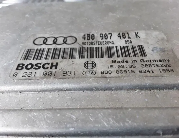 AUDI A6 C5/4B (1997-2004) Engine Control Unit ECU 0281001937,28RTE282,4B0907401K 25452237