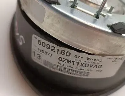 CHRYSLER Voyager 5 generation (2007-2020) Steering Wheel Airbag 0ZM11XDVAG,6092180 25555212