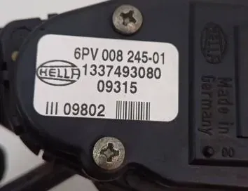 FIAT Ducato 2 generation (1993-2006) Throttle Pedal 09315,1337493080,6PV00824501 34899333