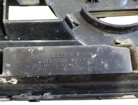 VOLVO V40 Cross Country 1 generation (2012-2020) Front Upper Grill 31283764 34226460