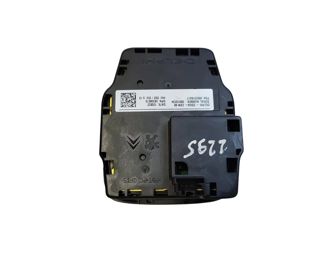 PEUGEOT 508 1 generation (2010-2020) Switches 9802378577 28262178