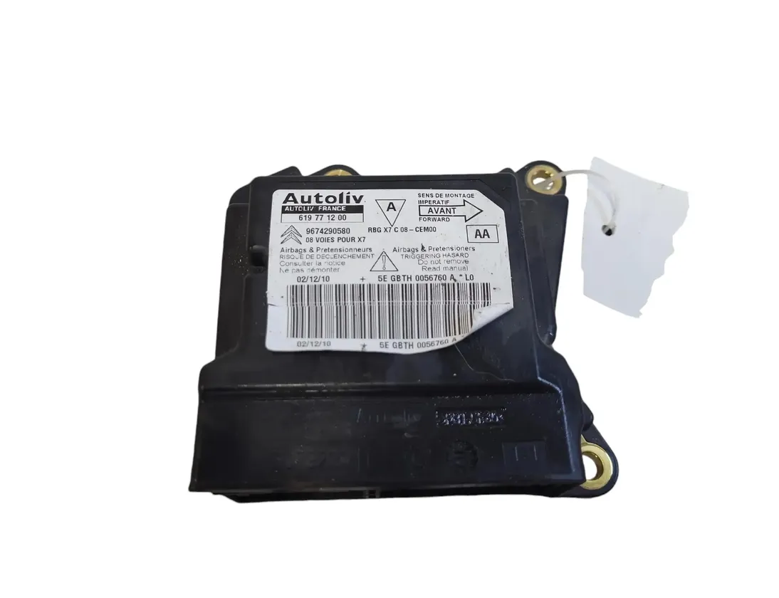 CITROËN C5 2 generation (2008-2017) SRS Control Unit 619771200 28814948
