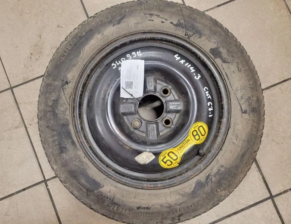 VOLVO S40 1 generation (1996-2004) Spare Wheel 4X1143 34833493