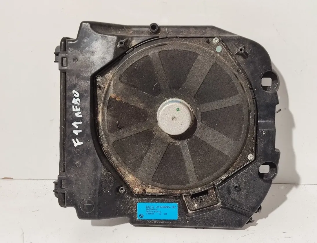 BMW 5 Series F10/F11 (2009-2017) Left Side Floor Speaker Woofer 65139169685 36192474