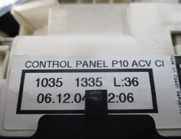 OPEL Corsa C (2000-2006) Climate  Control Unit 21381663