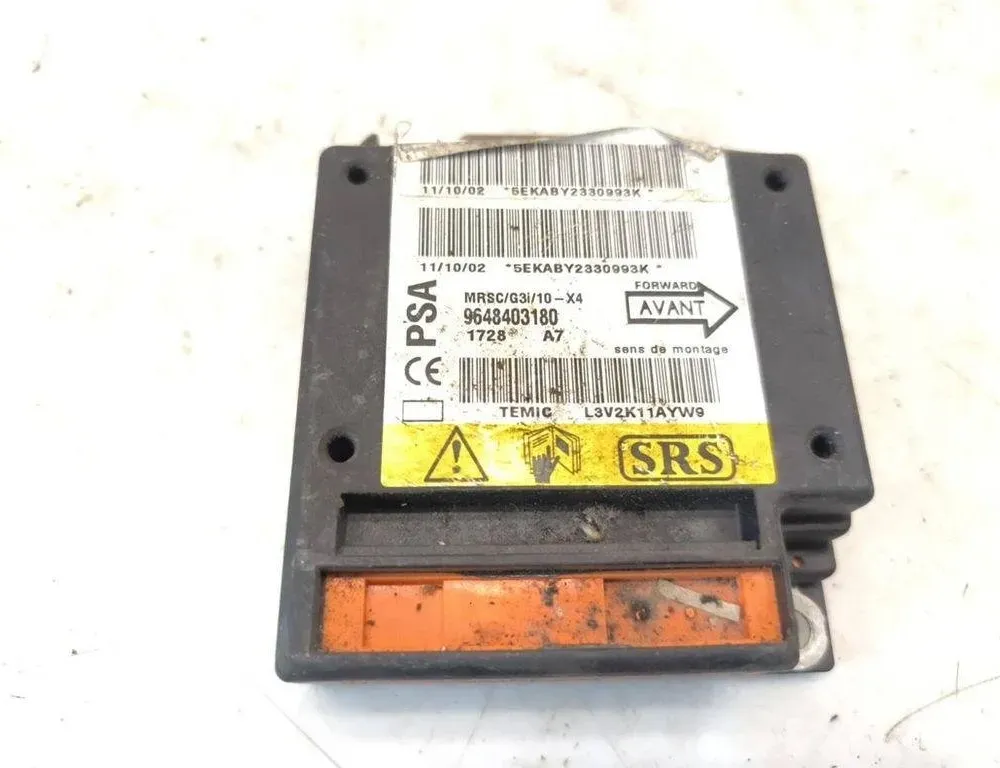 CITROËN C5 1 generation (2001-2008) SRS Control Unit 9648403180 31311425