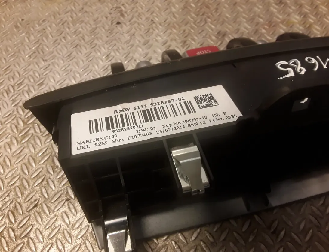 MINI Cooper F56 (2013-2020) Switches 9328287 11284675