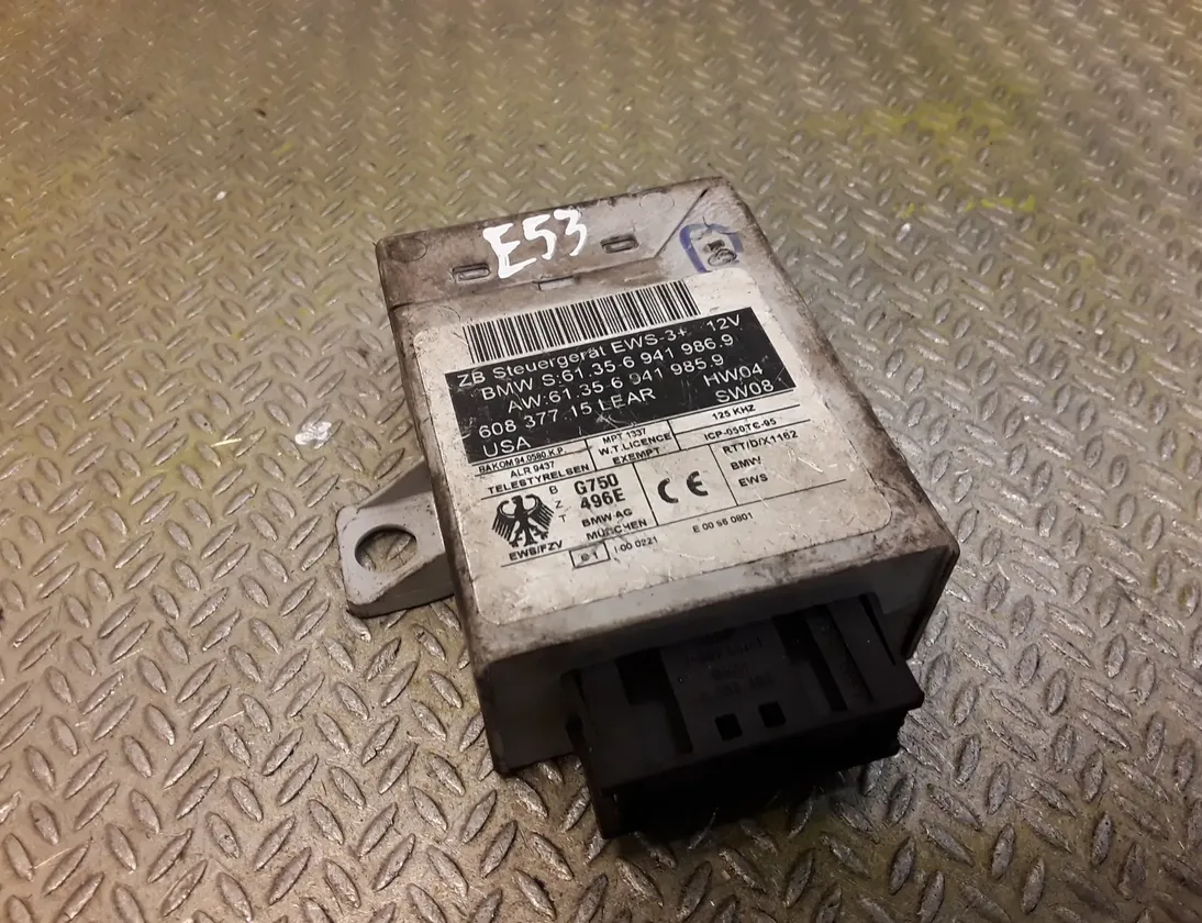 BMW X5 E53 (1999-2006) Immobiliser control unit 6941986 12094865