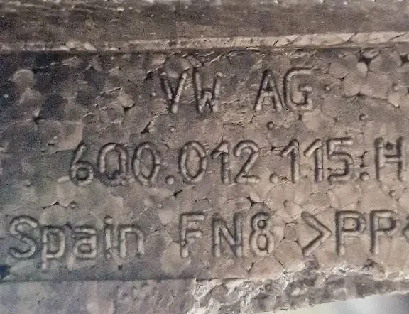 SKODA Octavia 1 generation (1996-2010) Trunk Foam 6Q0012115H 30576046