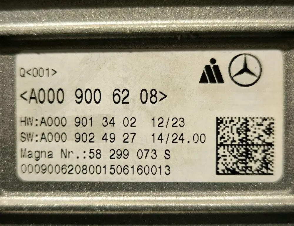 MERCEDES-BENZ S-Class W222/C217/A217 (2013-2020) Camera control unit A0009006208 30648750