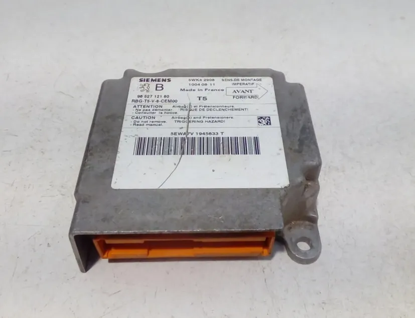 PEUGEOT 307 1 generation (2001-2008) SRS Control Unit 9652712180 27570965