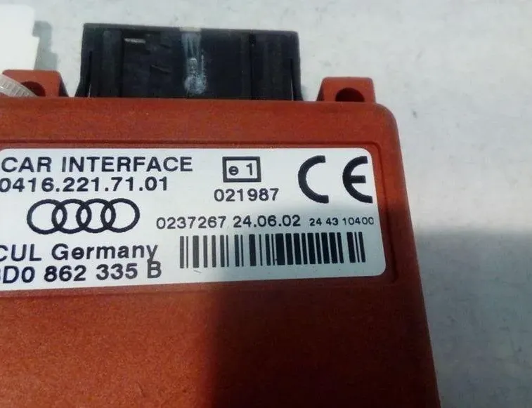 AUDI A6 C5/4B (1997-2004) Phone control unit 8D0862335B 30915501