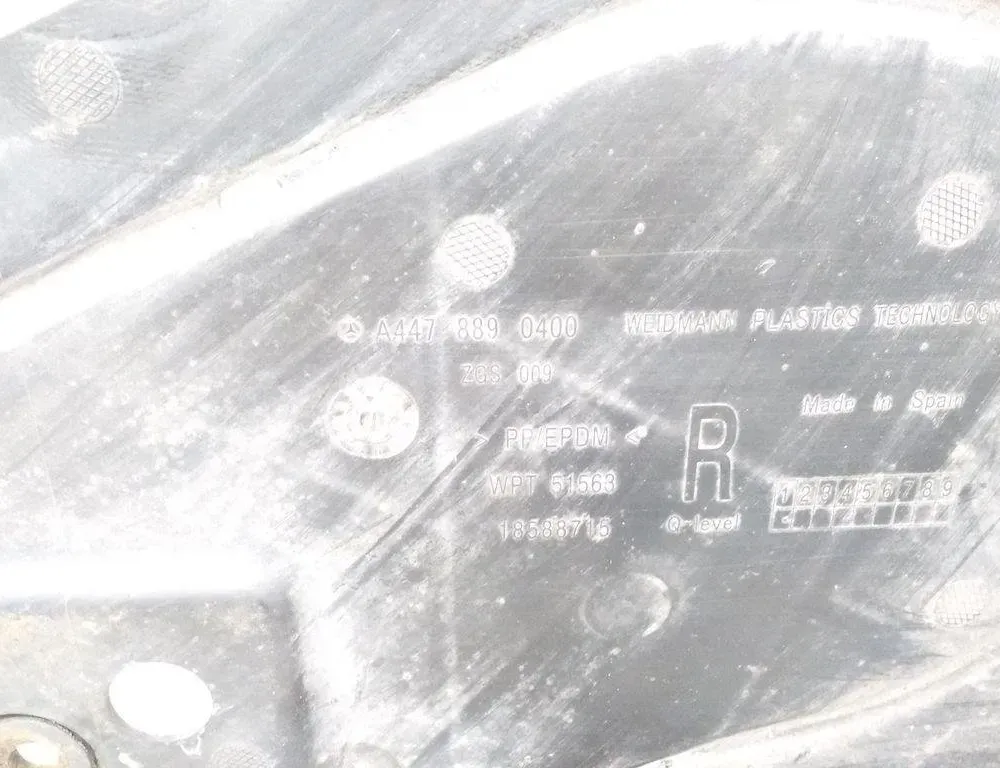 MERCEDES-BENZ Vito W447 (2014-2023) Other Undercover Panel A4478890400 31272727