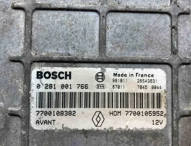 RENAULT Laguna 1 generation (1993-2001) Engine Control Unit ECU 7700105952,0281001766 34384565