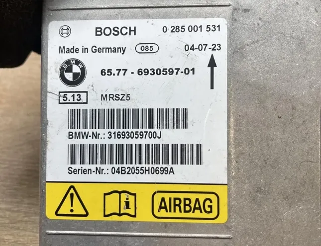 BMW 1 Series E81/E82/E87/E88 (2004-2013) Блок управления безопасностью 6930597,0285001531 34422285