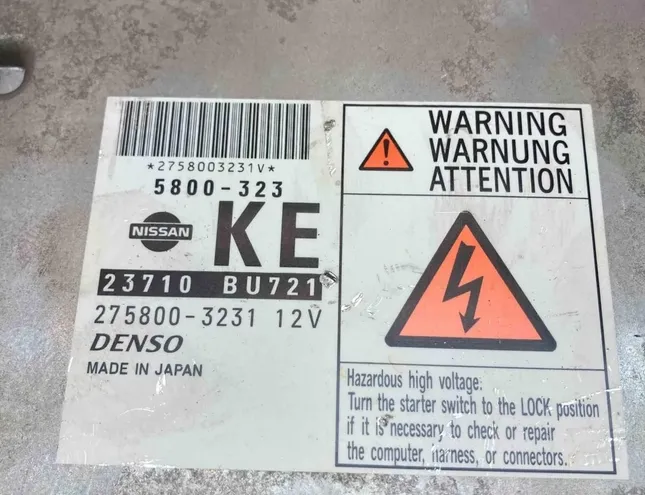 NISSAN Almera Tino 1 generation  (2000-2006) Engine Control Unit ECU 2758003231,73710BU721 34309534