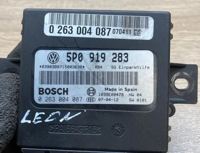 SEAT Altea 1 generation (2004-2013) PDC Parking Distance Control Unit 5P0919283,0263004087 34426551