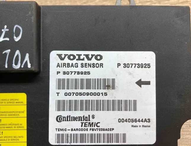 VOLVO S80 1 generation (1998-2006) Security Control Unit P30773925 34365393