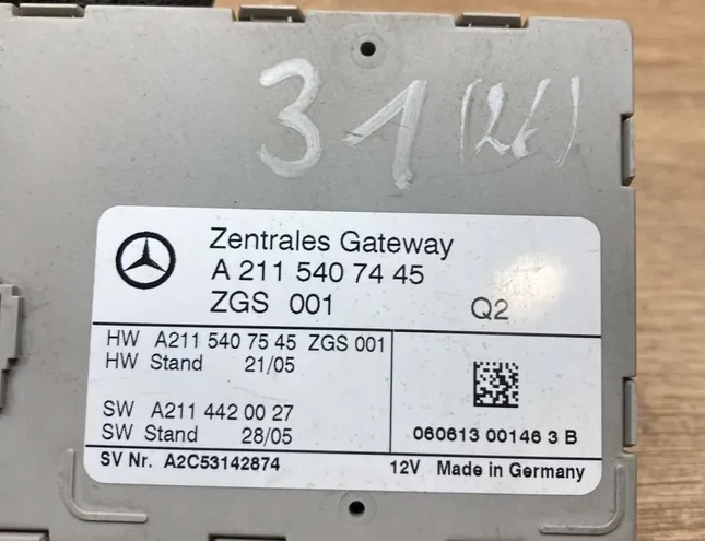 MERCEDES-BENZ E-Class W124 (1984-1997) Gateway Control Unit A2115407445,A2115407545 34402145