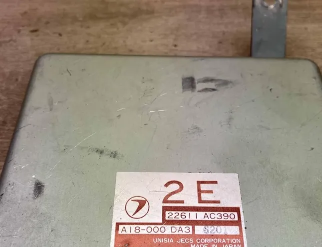 SUBARU Legacy 2 generation (1994-1999) Блок управления двигателем 22611AC390,A18000DA3 34373376