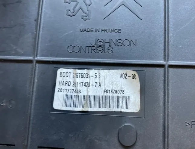 PEUGEOT 307 1 generation (2001-2008) Comfort Control Unit 9661940080,281171744B 34281114