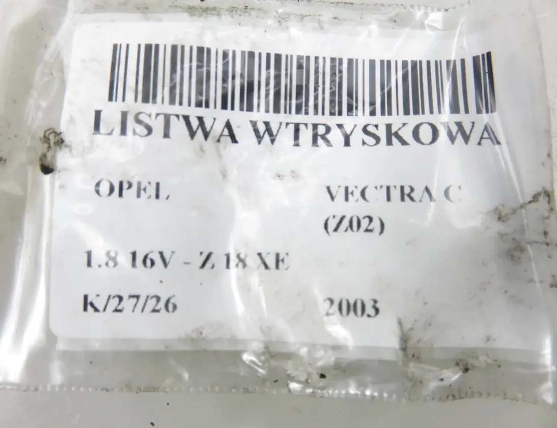 OPEL Vectra C (2002-2005) Fuel Rail 5WK93151,90536149 34843324