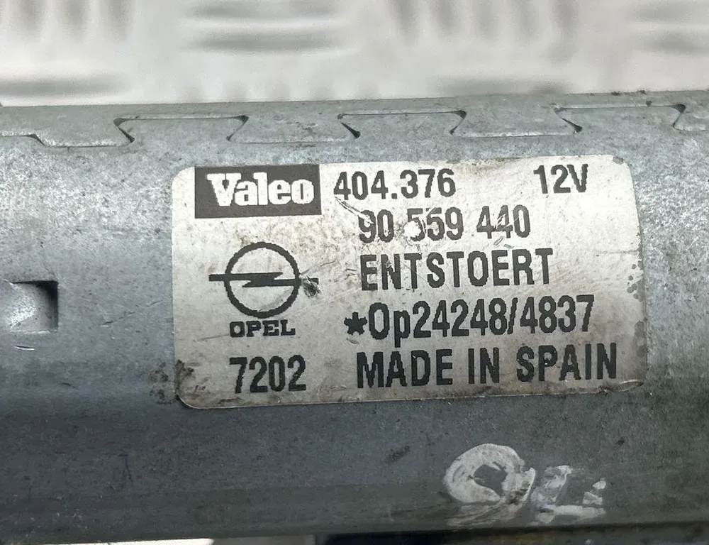 OPEL Astra G (1998-2009) Tailgate  Window Wiper Motor 404376,242484837,90559440 34124741