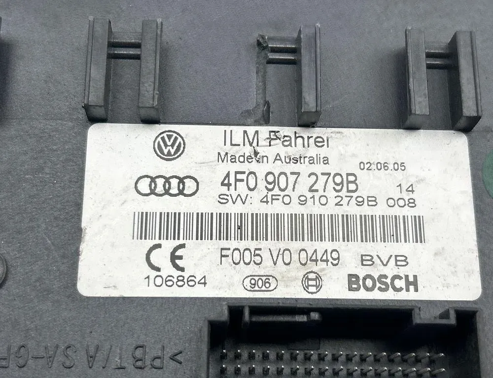 AUDI A6 C6/4F (2004-2011) Comfort Control Unit F005V00449,4F0907279B,4F0910279B 34111623