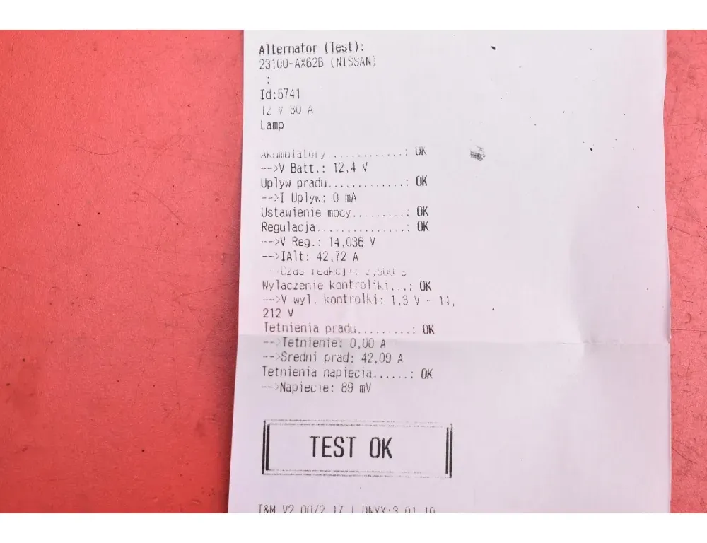 NISSAN Note 1 generation (2005-2014) Генератор 23100AX62B 33800555