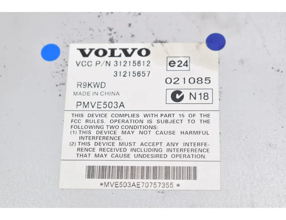VOLVO V70 2 generation (2000-2008) Sound Amplifier 31215612 34485808