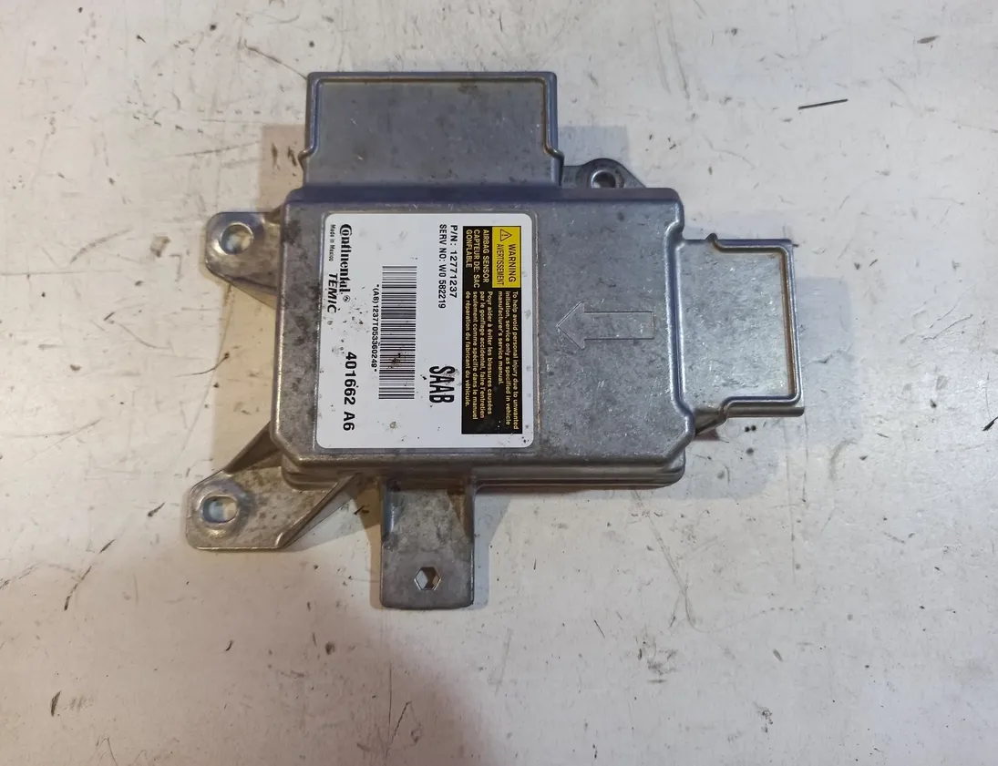 SAAB 9-3 2 generation (2002-2014) SRS Control Unit 12771237 13884083