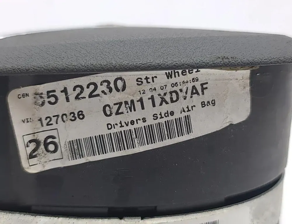 CHRYSLER Voyager 5 generation (2007-2020) Steering Wheel Airbag 0ZM11XDVAF 31008767