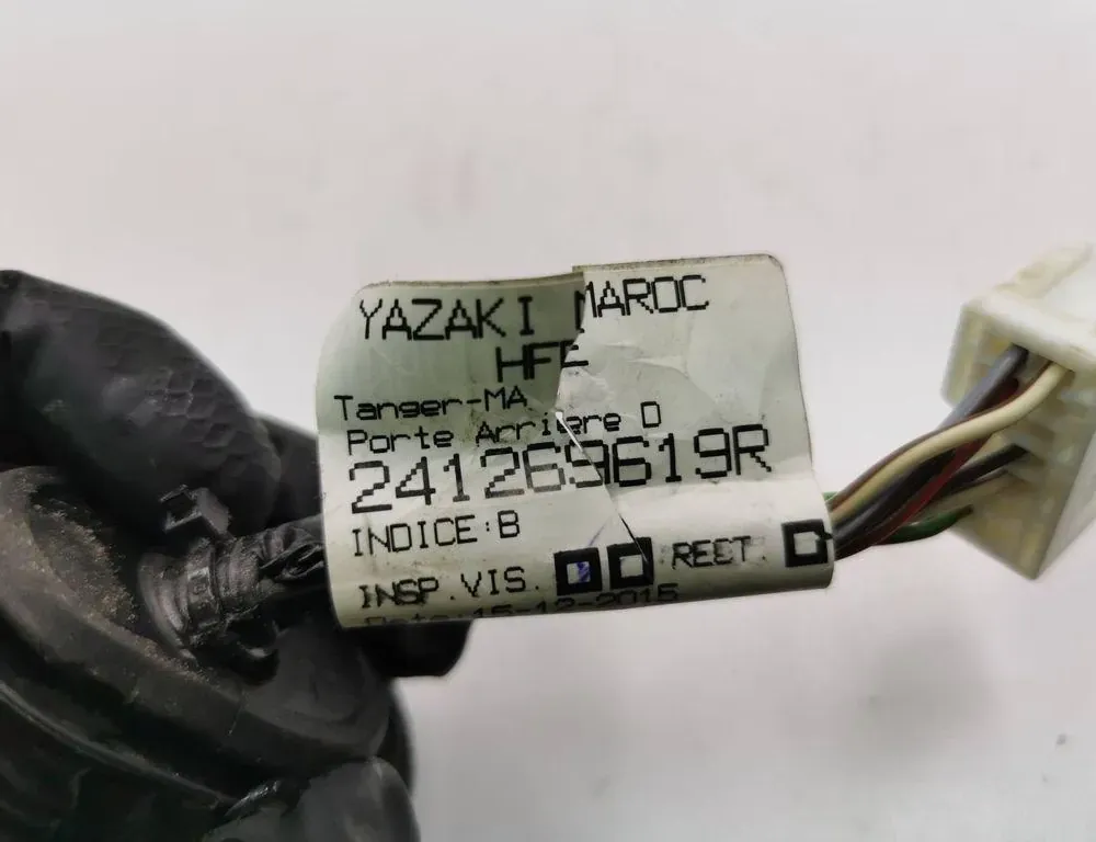 RENAULT Kadjar 1 generation (2015-2024) Дверные кабели задние  правые 241269619R 36119659
