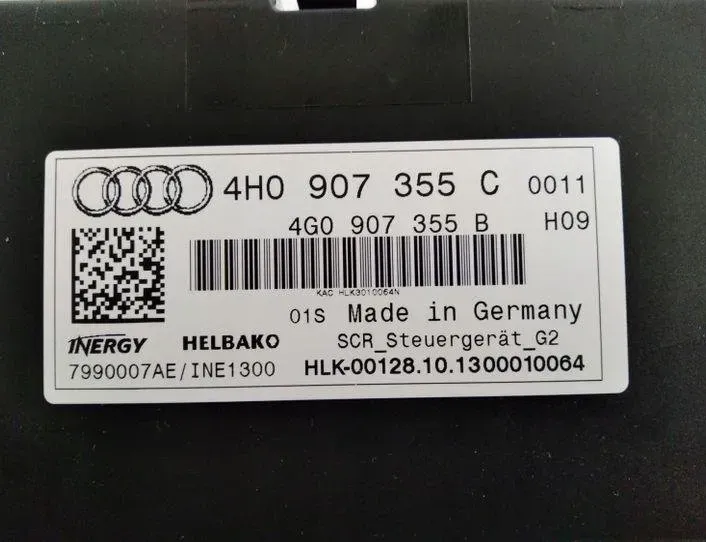AUDI A8 D4/4H (2010-2018) AdBlue Control Unit 4G0907355B,4H0907355C 27459173
