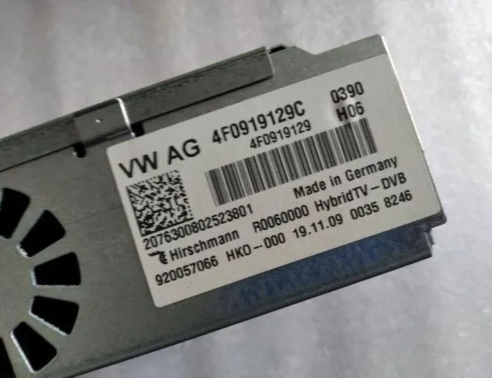 AUDI A8 D3/4E (2002-2010) Camera control unit 4F0919129C 27459922