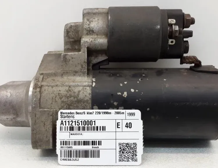 MERCEDES-BENZ S-Class W220 (1998-2005) Starter Motor A1121510001 20971238