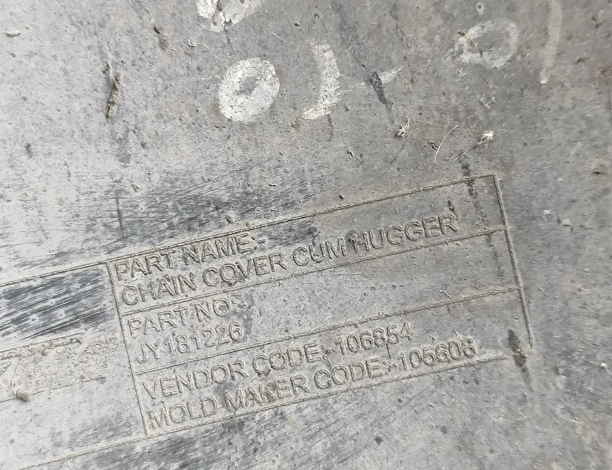 KTM RC drive chain guard cover JY181226 32875486