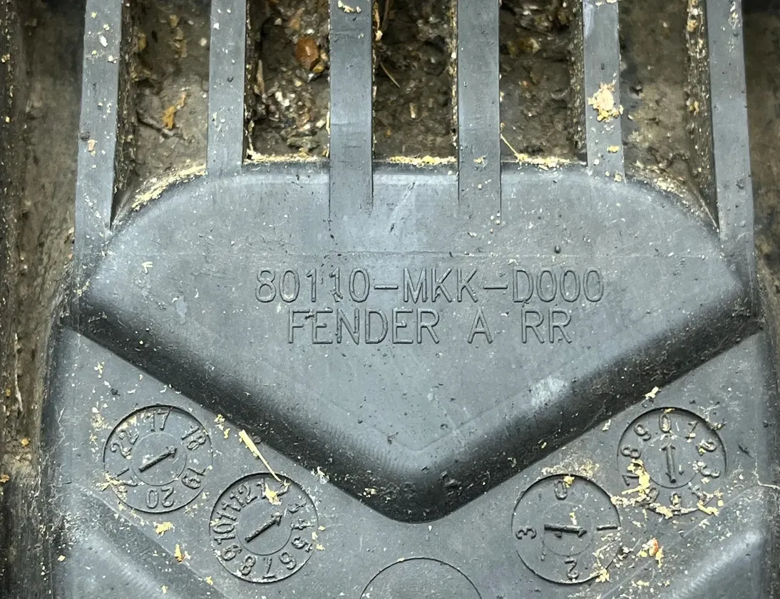 HONDA CRF (2000-present) Number plate holder bracket 80110-MKK-D000 32862022