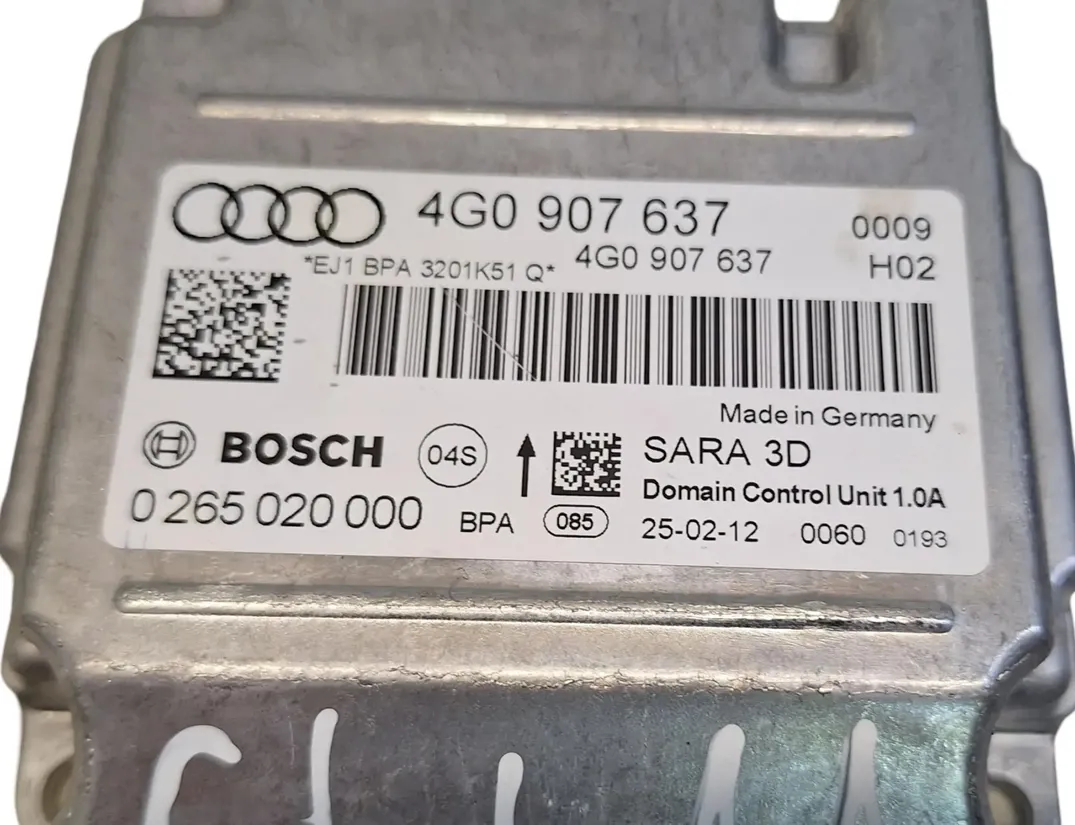 AUDI A7 C7/4G (2010-2020) Датчик ускорения 4G0907637 30152314