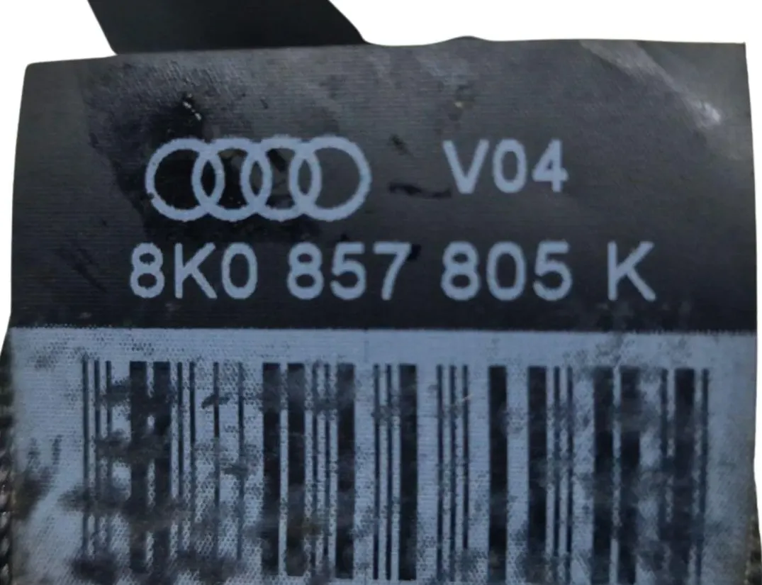 AUDI A4 B8/8K (2011-2016) Rear Right Seatbelt 000090H,8K0857805K 30162000