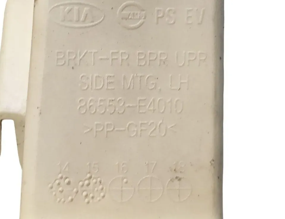 KIA Soul 3 generation (2019-2024) Front Left Bumper Bracket 86553E4010 34397100