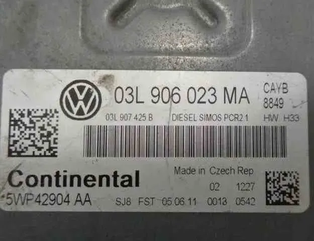 VOLKSWAGEN Polo 5 generation (2009-2017) Engine Control Unit ECU 03L906023MA,5WP42904AA 32477483