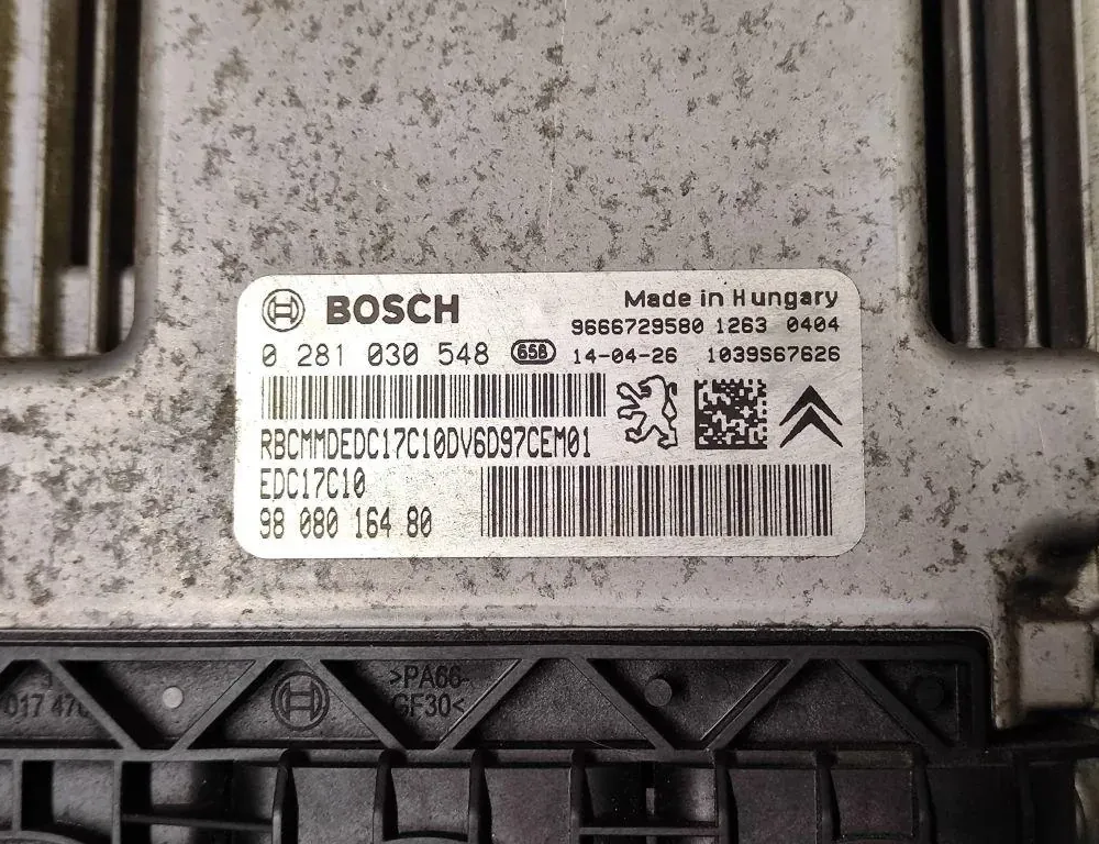PEUGEOT 308 T9 (2013-2021) Engine Control Unit ECU 9666729580,9808016480 33171755