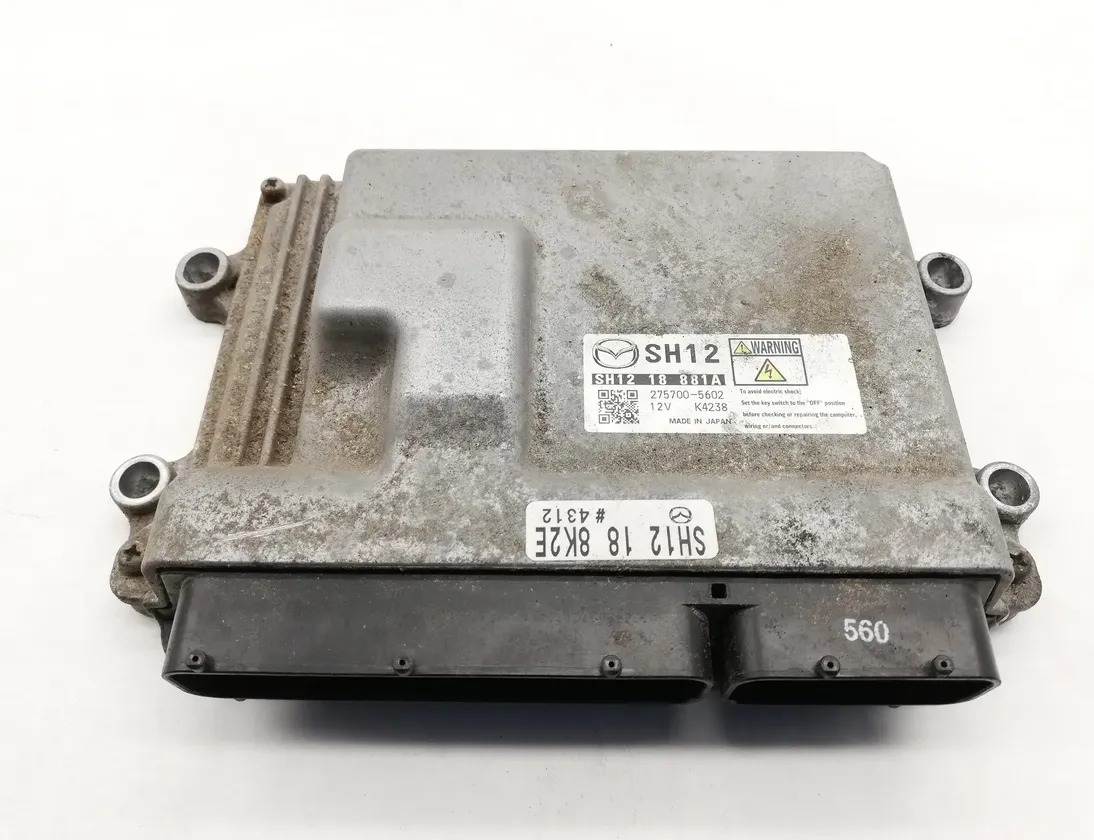 MAZDA 3 BM (2013-2019) Engine Control Unit ECU SH1218881A 15417593