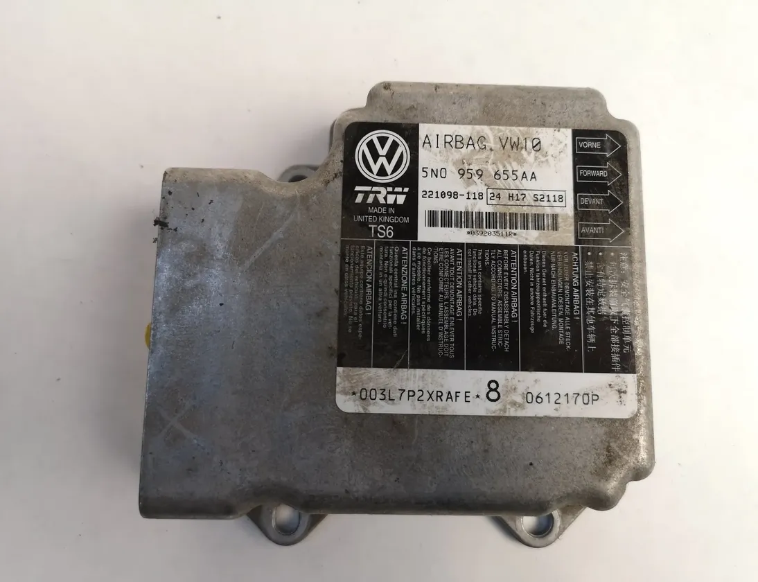 VOLKSWAGEN Passat B7 (2010-2015) SRS Control Unit 5N0959655AA 15440330