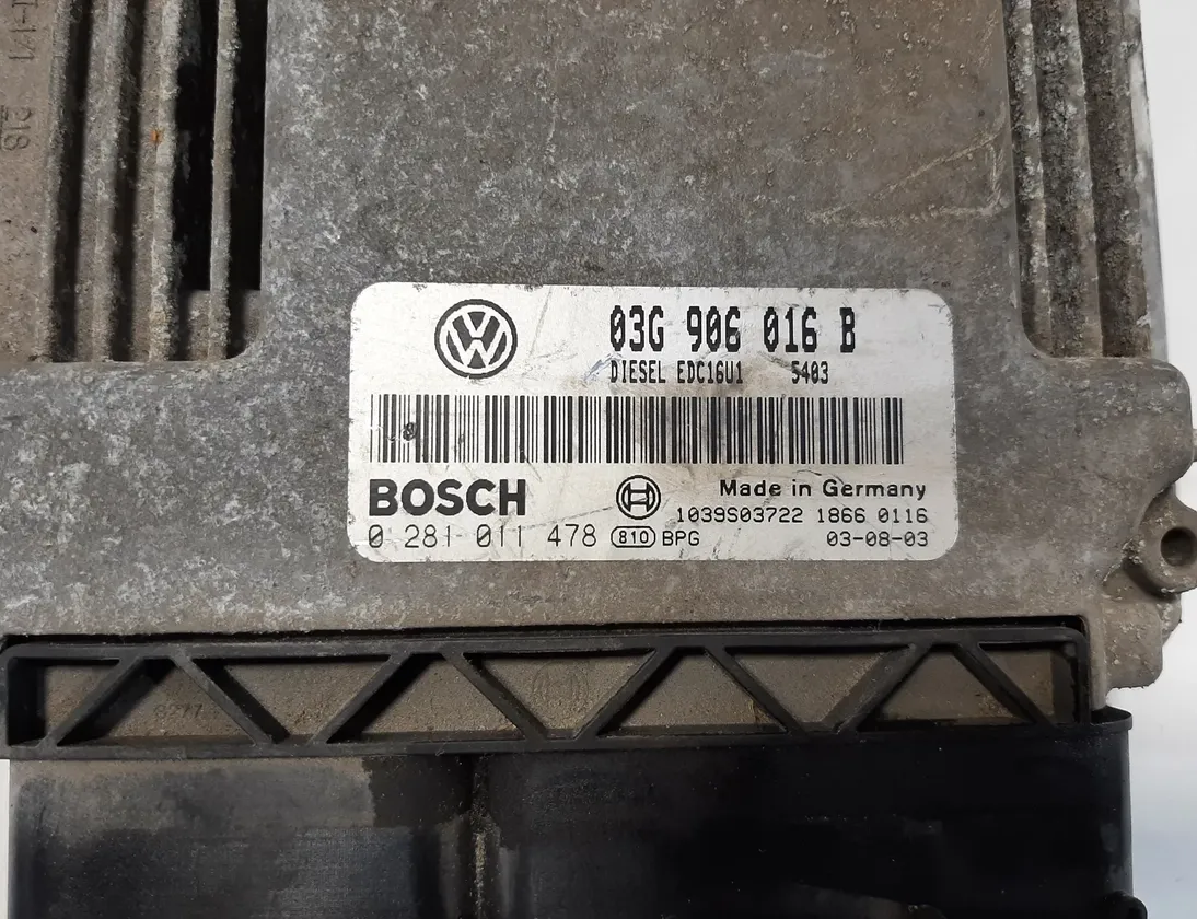 VOLKSWAGEN Golf 5 generation (2003-2009) Engine Control Unit ECU 03G906016B 25919273