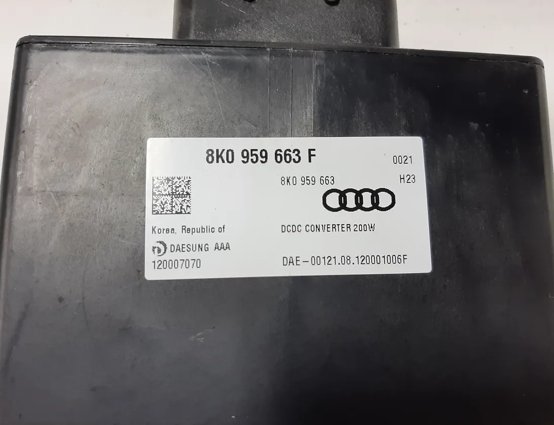 AUDI A6 C7/4G (2010-2020) Voltage Control Unit 8K0959663F,8K0959663 33111016