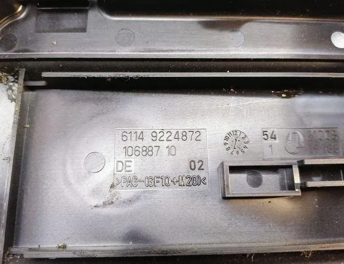 BMW 3 Series F30/F31 (2011-2020) Fuse Box Cover 9224872 25724162